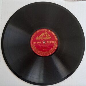 EVAN WILLIAMS "Forgotten" One Sided 12" 78 RPM Victor 74160